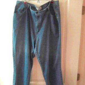 Womens Jeans plus size 24 tall, stretch, classic, St. John's Bay